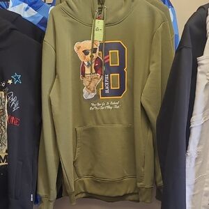 Olive Green Men's Hoodie